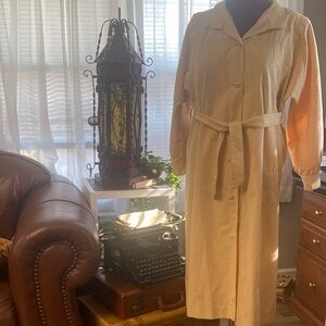 Classic Yellow Trench Coat